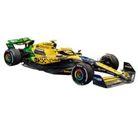 Kyosho, Bburago 1/43 McLaren Team MCL38 (2024) Monaco GP Senna Special No. 4 L. Norris (Window Box) Finished Product BUR38214NS