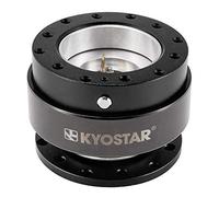 Kyostar Titanuim Steering Wheel Quick Release Aluminum Hub Adapter Boos Kit (Black)
