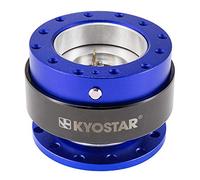 Kyostar Titanuim Steering Wheel Quick Release Aluminum Hub Adapter Boos Kit (Blue)