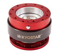 Kyostar Titanuim Steering Wheel Quick Release Aluminum Hub Adapter Boos Kit (Red)