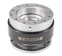 Kyostar Titanuim Steering Wheel Quick Release Aluminum Hub Adapter Boos Kit (Silver)