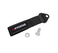 Kyostar Universal Racing Tow Strap for Front or Rear Bumper Towing Hooks, High Strength Tow Straps, Upgrade Version (Black)