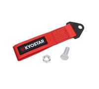 Kyostar Universal Racing Tow Strap for Front or Rear Bumper Towing Hooks, High Strength Tow Straps, Upgrade Version (Red)