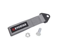 Kyostar Universal Racing Tow Strap for Front or Rear Bumper Towing Hooks, High Strength Tow Straps, Upgrade Version (Gray)