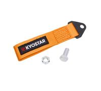 Kyostar Universal Racing Tow Strap for Front or Rear Bumper Towing Hooks, High Strength Tow Straps, Upgrade Version (Orange)