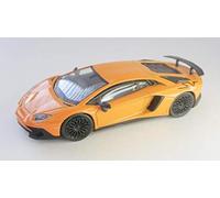 (Kyosyo) Vunka Original Series Mini Car 1/64 Scale Lamborghini Aventador SV Orange Finish