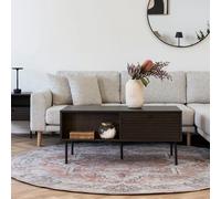 Kyoto Coffee Table - 2 Drawer - Smoked Oak