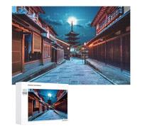Kyoto Japan City Pagoda Distinctive Jigsaw Puzzle for Adults, 1000 PCS