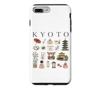 Kyoto Japan Icons Cute Culture Travel Art Illustration Case for iPhone 7 Plus/8 Plus