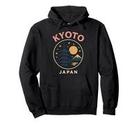 Kyoto Japan Retro Pagoda Temple Sakura Travel Japanese Pullover Hoodie