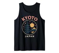 Kyoto Japan Retro Pagoda Temple Sakura Travel Japanese Tank Top