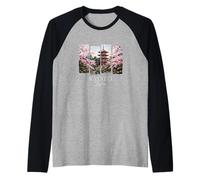Kyoto Japan Travel Enthusiast Vacation Japanese Explorer Raglan Baseball Tee