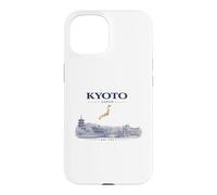 Kyoto Japan Vintage Skyline Retro Graphic Case for iPhone 15