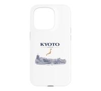Kyoto Japan Vintage Skyline Retro Graphic Case for iPhone 15 Pro