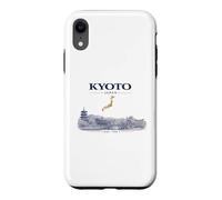 Kyoto Japan Vintage Skyline Retro Graphic Case for iPhone XR