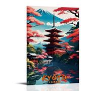 Kyōto Japan Vintage Travel Art Poster (3) Room Aesthetic Print Art Wall Canvas Modern Bedroom Decor 16x24inch(40x60cm)