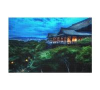 Kyoto_Japan Wooden Jigsaw Puzzle for Adults 1000 Piece Puzzles for Kids Challenging Game （75×50cm）