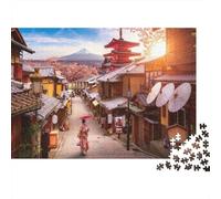 Kyoto Old Street Jigsaw Puzzle for Adults 1000 Piece Jigsaw Puzzle Paper Scenic Architecture Focus 70x50cm/1000pcs
