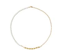 Kyoto Pearl Frida Pearl Necklace 18ct Gold Plated White / Gold