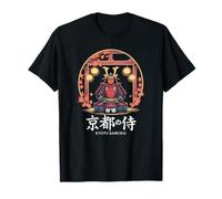 Kyoto Samurai Vintage Torii Autumn Japanese Kanji Souvenir T-Shirt