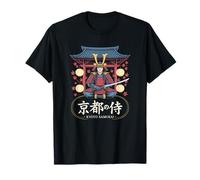 Kyoto Samurai Vintage Torii Autumn Japanese Kanji Souvenir T-Shirt