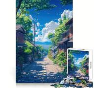 Kyoto Serenity Path 1000 Pieces Jigsaw Puzzles for Adults Focus Train Fade Resist Home Enjoyable Santa Present (38x52cm)