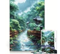 Kyoto Serenity Path Puzzles for Teenagers 1000 Piece Strong Memory Precise Edge Joyful Challenge Nice Art (50x75cm)