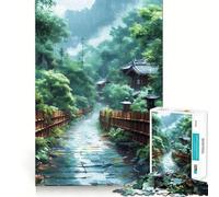 Kyoto Serenity Path Puzzles for Teenagers 1000 Piece Strong Memory Precise Edge Joyful Challenge Nice Art (50x75cm)