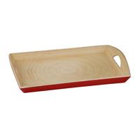 Kyoto Rectangular Serving Tray Premier Housewares Red One Size