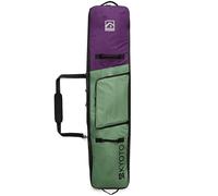 Kyoto Sumo Roll Pro Snowboard Bag with Wheels - Padded Rolling Snowboard Travel Bag, Lockable Zippers, Heavy-Duty Construction (Green, 168)