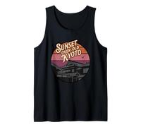 Kyoto Sunset Japanese Architecture Traditional Buildings Tank Top