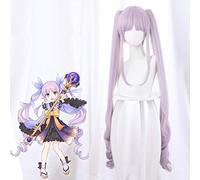 Kyouka Cosplay Wig Synthetic Hair Anime Princess Connect! Re:dive Kyouka cosplay Light Pink wig with double ponytails + wig cap Re Dive wig 761