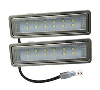 KYPSZQPSH 2-Piece Rectangle Range Hood Light Panel 1.5W 120mm 12V DC Ventilation Bulb Kitchen Filter Lamp 20W Halogen Equivalent (Color : Warm White 3000K, Size : with EL Connector)