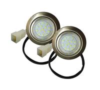 KYPSZQPSH 50mm Hole Cooker Range Hood Bulb Light 1.5W DC 12V for Nutone Stove Hood Smoke Vent Light with DJ7029-6.3-11/21 Connector(White 6000K)
