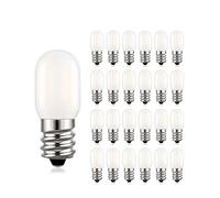 KYPSZQPSH Dimmable E14 LED Candelabra Bulb Frosted 220V T22 1W 2700K Tubular LED Candle Bulbs for Wall Lamp Pendant Chandeliers Light (Color : 2700K, Size : 25 Pack_E14 220V_YES)