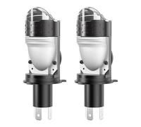 KYPSZQPSH Dualvision Projector H4 Lens LED Car Headlight Bulbs 600000LM 800W CANBUS Turbo Auto Bulb H4 High Low Light Fog Lamp Bulb12V 24V (Color : Right hand driving, Size : 2 pieces)