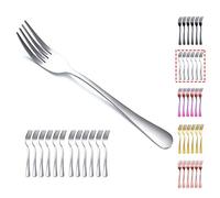 Kyraton Dinner Fork 12 Pieces, Stainless Steel 20.5cm Forks Silverware, Table Forks Set of 12