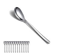 Kyraton Teaspoons 12 Pieces, 14cm Stainless Steel Tea Spoons, Ice Cream Spoons, Dessert Spoon, Coffee Spoon, Mocca, Dishwasher Safe