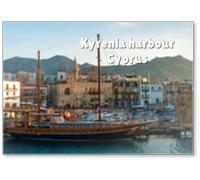 Kyrenia Harbour and Medieval Castle, Cyprus., Fridge Magnet