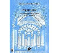 Kyrie funèbre Léonce de Saint-Martin Score SATB, Organ and Brass ad lib. Combre