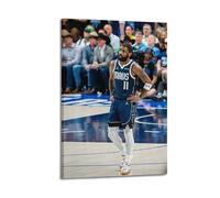 Kyrie Irving Canvas Posters Aesthetic Wall Art Decorative Painting Poster Decor Vintage Canvas for Living Room Bed Room 16x24inch(40x60cm) Frame-style