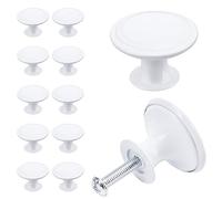 Kyrio 12Pcs Cabinet Knobs, Furniture Pull Handle, Drawer Handles, Chic Antique Round Cabinet Knobs, Vintage Antique Brass Drawer Knob for Kitchen