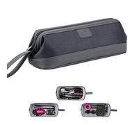 Kyrio Hair Dryer Universal Zipper Storage Bag Compatible with Dyson Supersonic Hair Dryer Dyson Airwrap Styler Accessories, Travel Portable Cosmetic Organizer Case (Dark Grey)