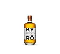 Kyrö Dark Gin, 50cl - 42.6 Percent ABV Finnish Gin Made with 100 Percent Rye, Spices and Local Botanicals - Cask-Aged - Seasoned in Oak Barrels and Fierce Weather