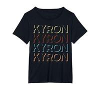 Kyron First Name Tshirt My Personalized Tee Named T-Shirt, Women's Plus, Black, 1X