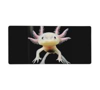 KYSANOL Axolotl Print,Mouse Pad Large Desk Pad Computer Keyboard Mouse Mat With Non Slip Rubber Base 40 x 90 cm