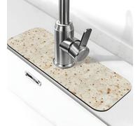 KYSANOL Burrito,Kitchen Faucet Suction Pad, Sink Splash Guard Faucet Mat, Drying Mat For Bathroom Counter 38 x 14 cm