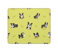 KYSANOL Cartoon Boston Terrier Dog, Mouse Pad, Non-Slip Rubber Base Mouse Pad,Waterproof Mouse Mat