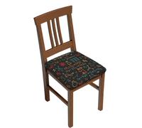 KYSANOL Educational Chemistry Equation Experiment, Chair Cushion Covers, Seat Protector Dining Chair Slipcover Seat Cover for Chairs 2pcs