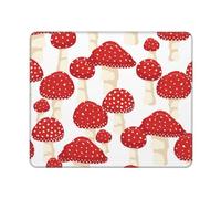 KYSANOL Fly Agaric Red Mushrooms, Mouse Pad, Non-Slip Rubber Base Mouse Pad,Waterproof Mouse Mat